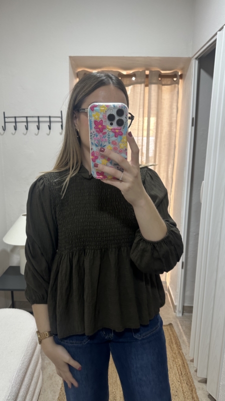 Blusa Estrella Marrón